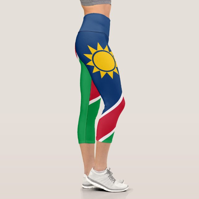 Leggings Capri Drapeau Namibie (Droite)