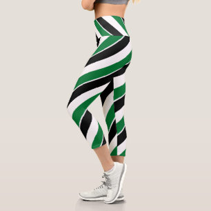 Leggings Capri Drapeau Personnalisé Patriotique Émirats Arabes Un