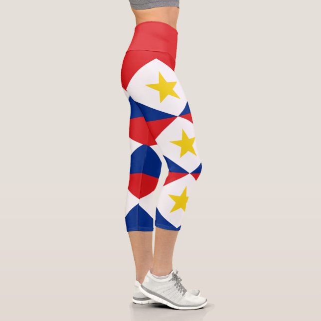 Leggings Capri Drapeau Saba (Droite)