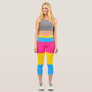 Leggings Capri Drapeau transexuel