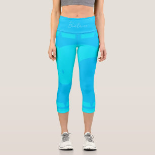 Leggings Capri Dualité   Blues Yoga