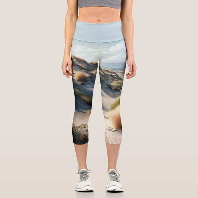 Leggings Capri Dunes d'or (Recto)