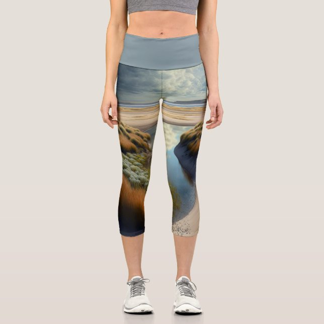 Leggings Capri Dutch Coastal Dunes (Recto)