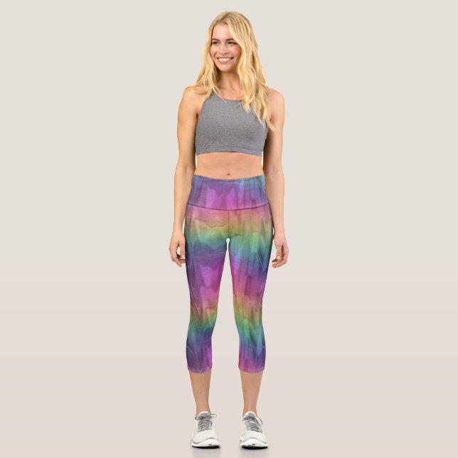 Leggings Capri échapper de candyland : (Recto)