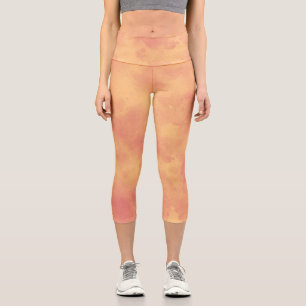Leggings Capri Effet nuage de tempête élégant Lever de soleil tro