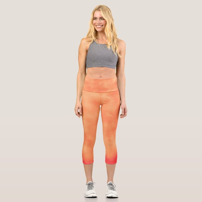 Leggings Capri Effet nuage de tempête élégant Tropical (Recto)