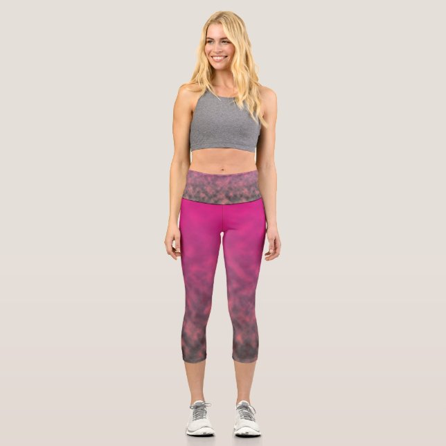 Leggings Capri Effondrement des Pétales (Recto)