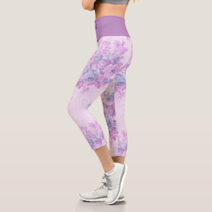 Leggings Capri Élégant Moderne Vintage tendance Floral