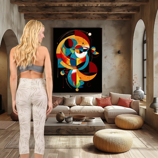 Leggings Capri Elégant Motif Feuille Beige Personnalisable. (Créateur téléchargé)