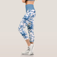 Élégant Vintage bleu Rose floral chic