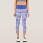 Leggings Capri Elégant vintage violet toile de jouy<br><div class="desc">Vintage retro violet toile de jouy legging. Améliorez votre garde-robe avec l'élégance intemporelle de toile de jouy design vintage, inspiré par les motifs exquis des scènes roses chaudes françaises. Ces tirages de Toile sophistiqués sont une rage permanente en ce moment, de beaux designs qui apportent beauté naturelle et charme. Cette...</div>