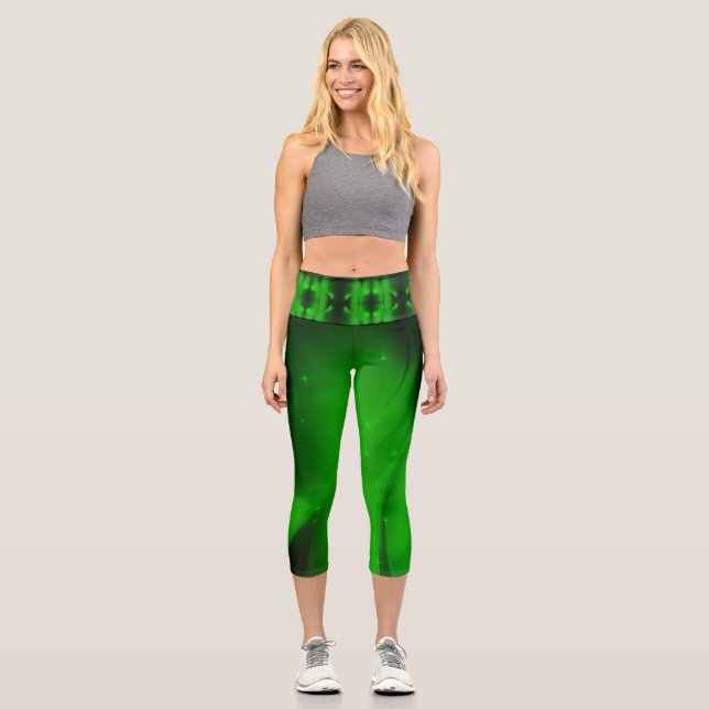 Leggings Capri Émeraude (Recto)