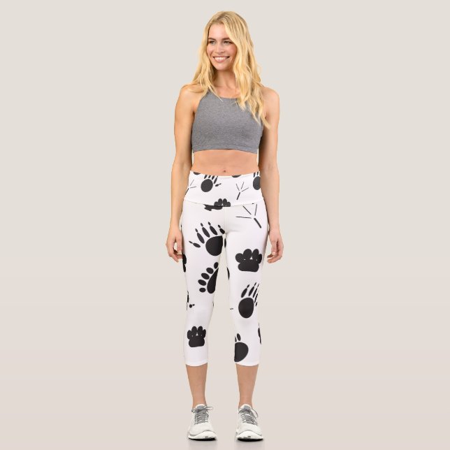 Leggings Capri Empreinte animale et animale (Recto)