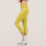 Leggings Capri En vichy rétro Plaid en moutarde Jaune<br><div class="desc">En vichy rétro Plaid dans la moutarde Jaune Capri Leggings</div>