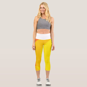 Leggings Capri Énergie solaire : rayonnement vivifiant