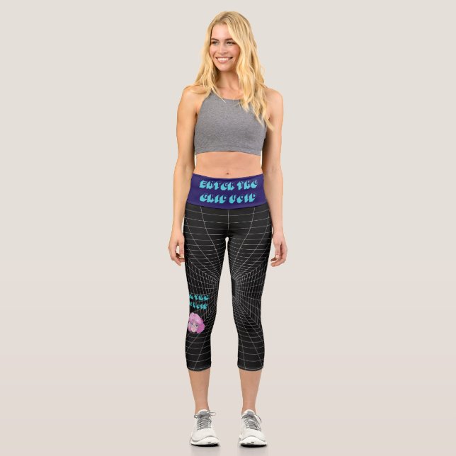 LEGGINGS CAPRI ENTER THE GRID VOID (Recto)