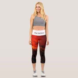 Leggings Capri éruption volcanique