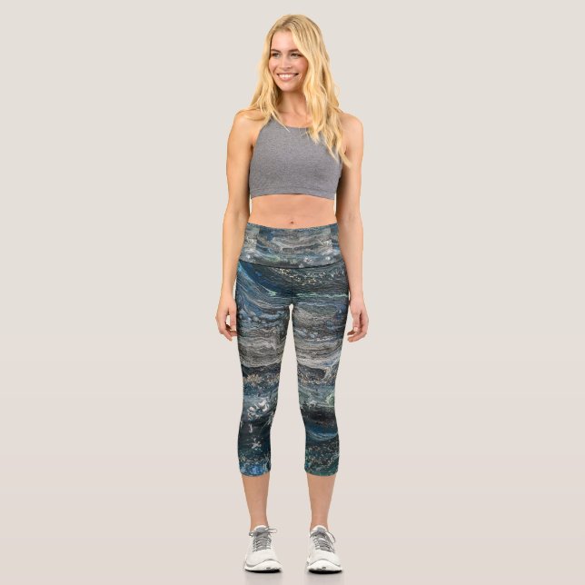 Leggings Capri Étiquette Adresse de retour (Recto)