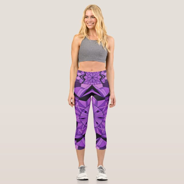 Leggings Capri Étoile de la boussole (Recto)