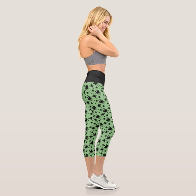 Leggings Capri Étoiles + points (Droite)