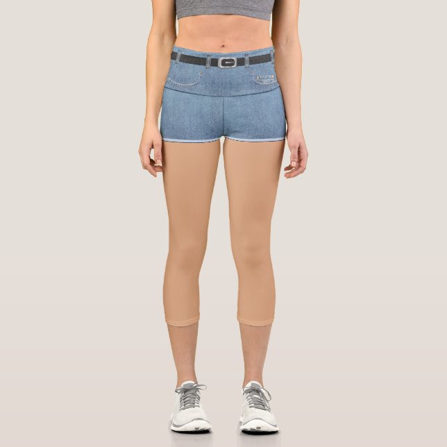 Leggings Capri Faux raccourcis (Recto)