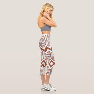Leggings Capri Femme de Zigzag colorée
