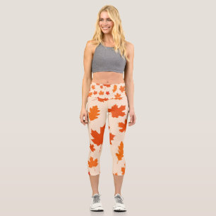 Leggings Capri Feuilles de Remerciement