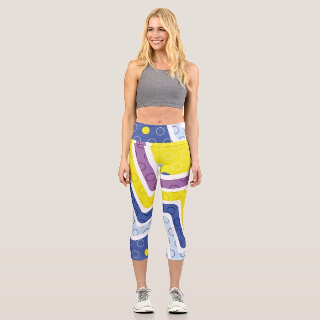 Leggings Capri Figures géométriques 5 (Recto)