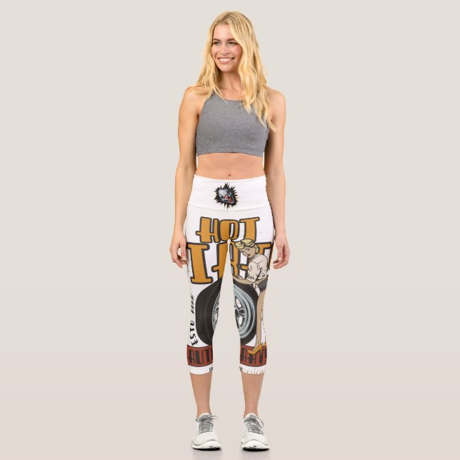 Leggings Capri fille chaude (Recto)