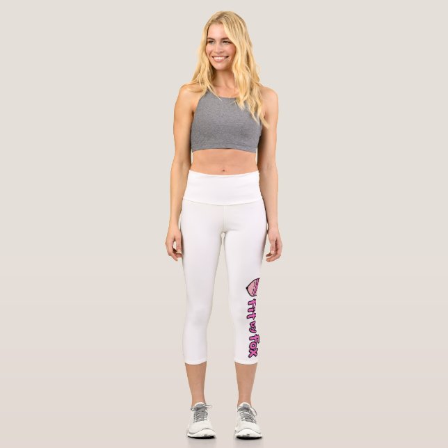 Leggings Capri FitbyFox Fondamentaux - Capris taille haute (Recto)