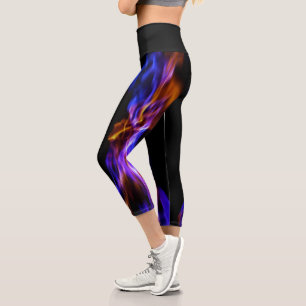 Leggings Capri Flames