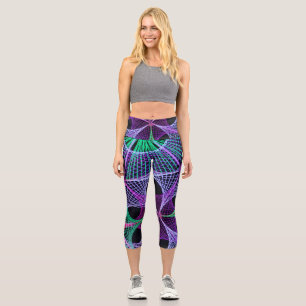 Leggings Capri fleur