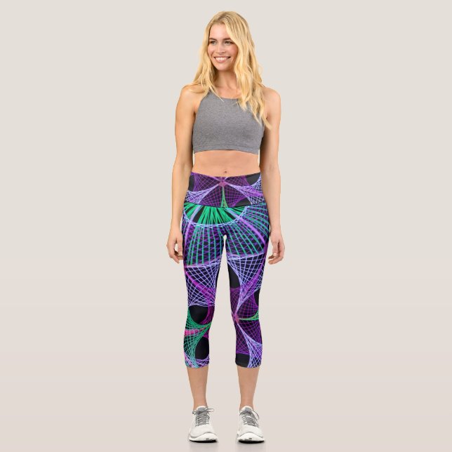 Leggings Capri fleur (Recto)