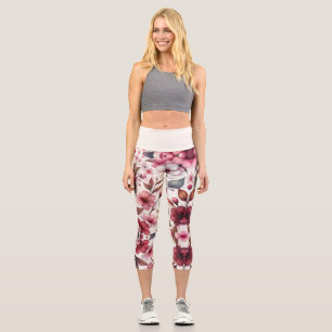Leggings Capri Fleur de Cerisier