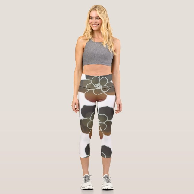 Leggings Capri Fleur de jambe (Recto)