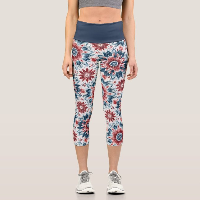 Leggings Capri Fleur de l'Indépendance (Recto)
