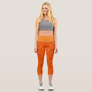 Leggings Capri Fleur de vie - soleil - motif sans couture 1