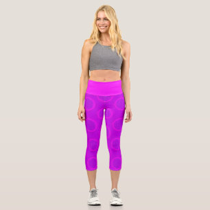 Leggings Capri Fleur de vie - soleil - motif sans couture 3