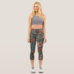Leggings Capri Fleur haut de gamme