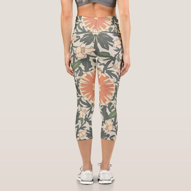 Leggings Capri Fleurs (Verso)
