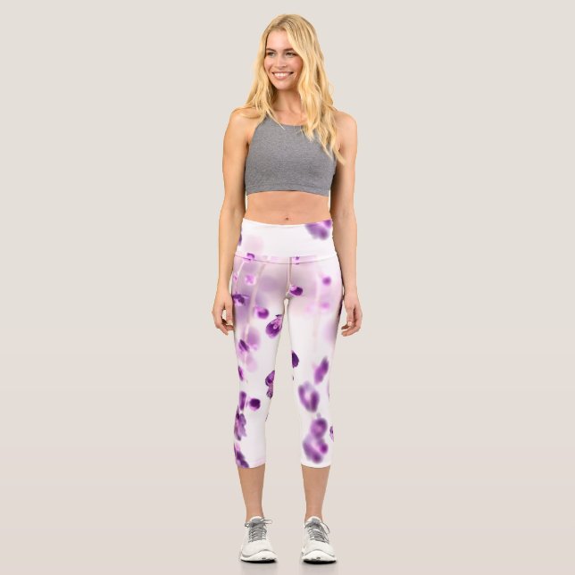 Leggings Capri Fleurs de cerisier (Recto)