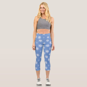 Leggings Capri Flocon de neige