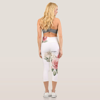Leggings Capri flower