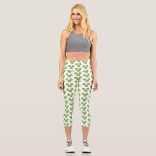Leggings Capri Funny Brussels sprouts légumes caricature