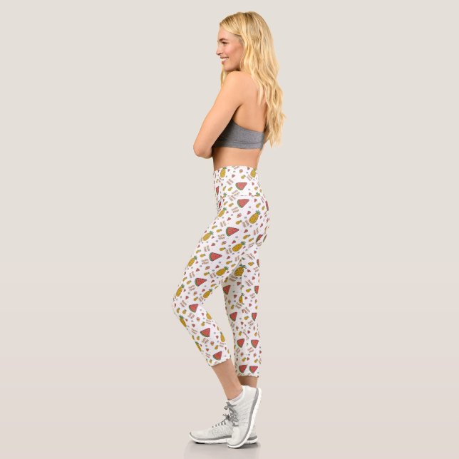 Leggings Capri funny pineapp (Gauche)
