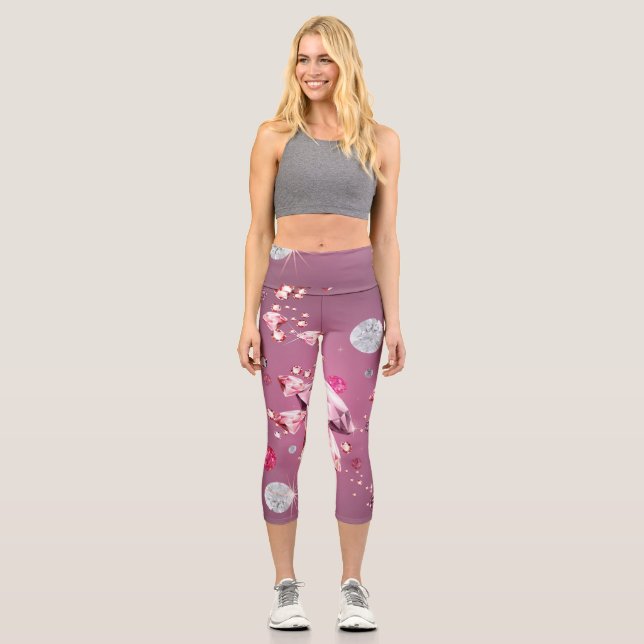 Leggings Capri Galaxie de diamant 9 (Recto)