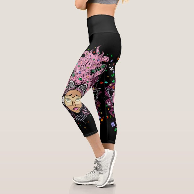 Leggings Capri Gamer fille (Gauche)