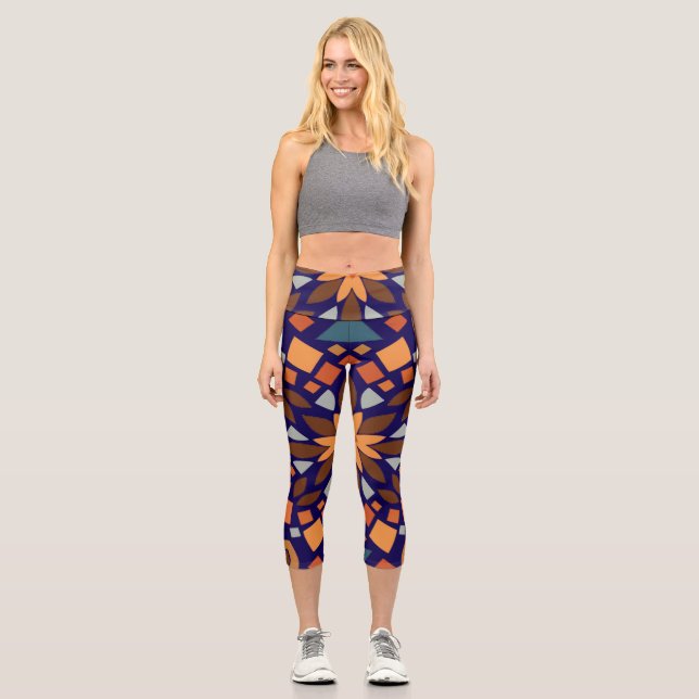 Leggings Capri Geometric Harmony (Recto)