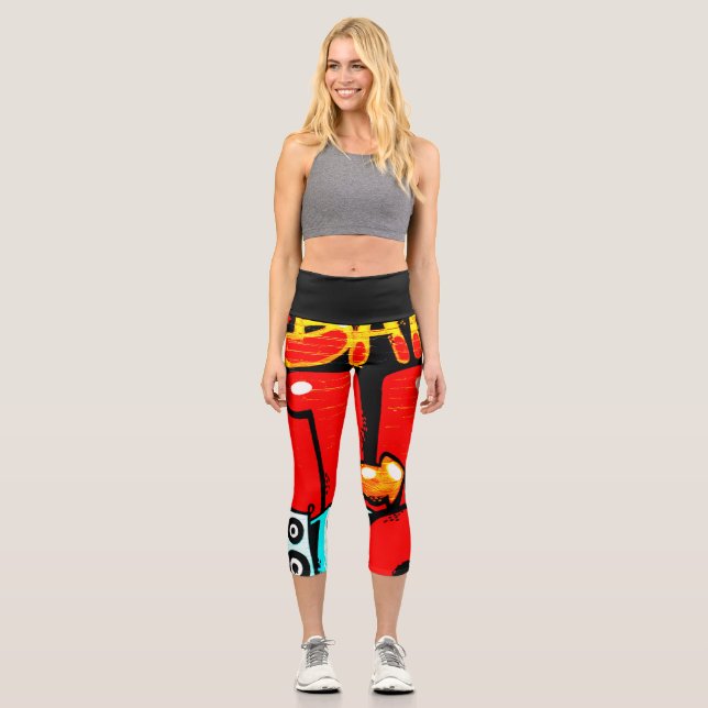 Leggings Capri Graffiti 19 lecapcnm (Recto)