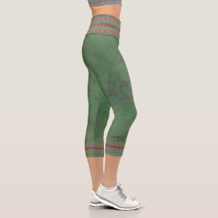 Leggings Capri Grand Géocoucou Sagebrush Vert Sud-Ouest
